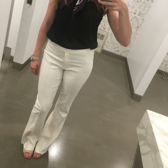 Elizabeth & James White Wide-Leg Trousers - Picture 5 of 5